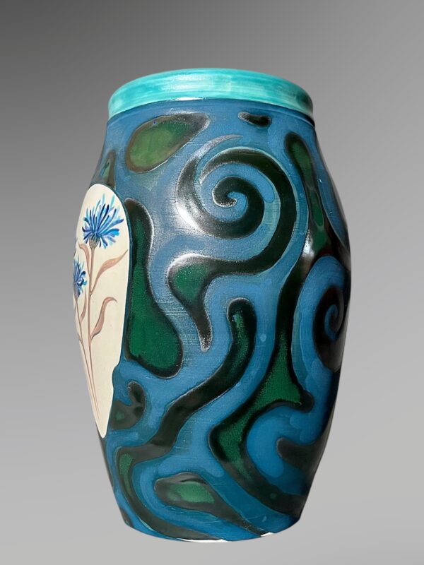 Cornflower Vase Side A