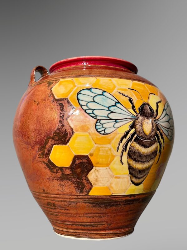 Bee Hive Vase Side B